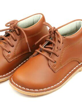 L'Amour Tuck Mid-Top Lace Up Shoe Brown, Size 8
